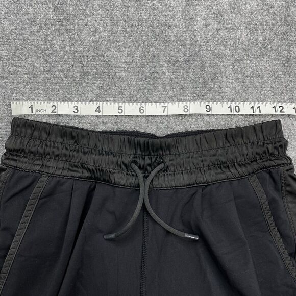 Ivivva Lululemon Girls Practice Lux Track Pants Size 12 Warm Up Black Pockets - Picture 6 of 8